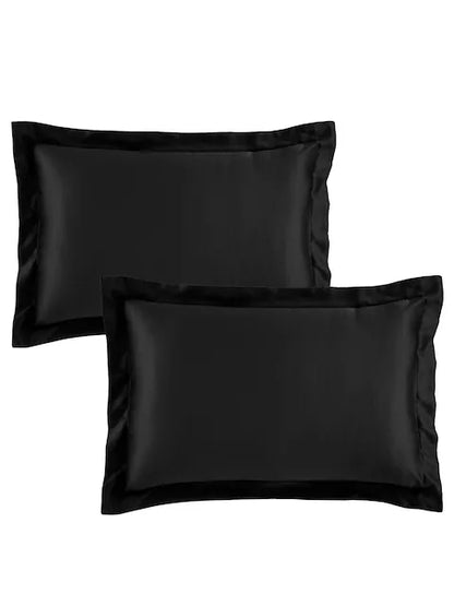 Catherine Lansfield Silky Soft Satin Oxford Pillowcase Pair