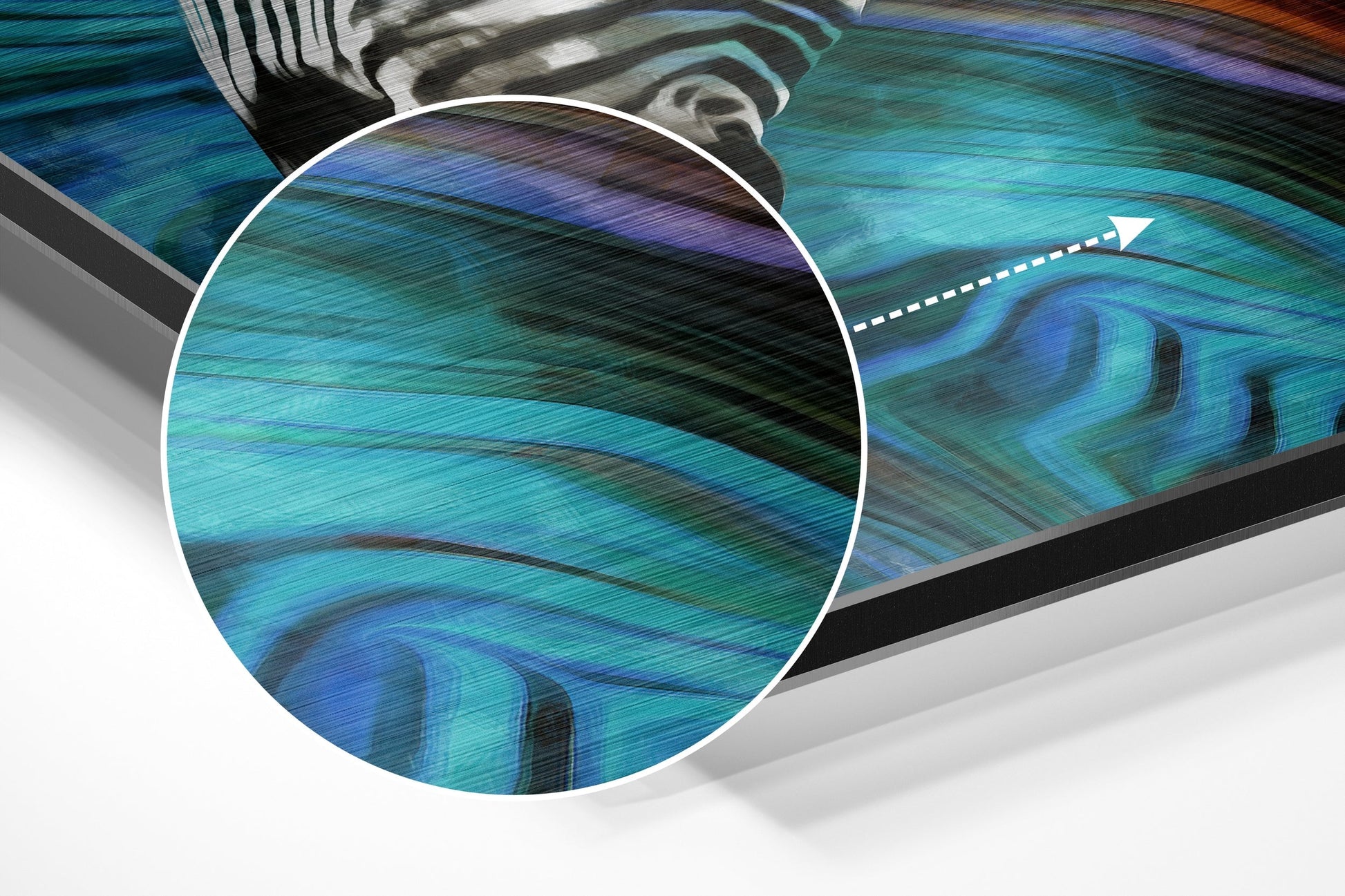 Brushed Aluminium Dibond Wall Art