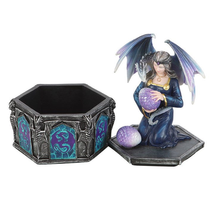 Dragon Friendship Spring Box by Anne Stokes