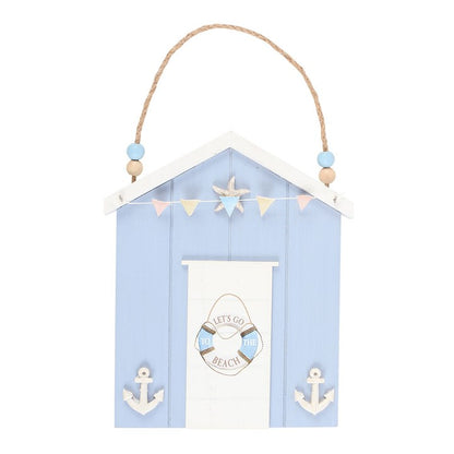 Blue Life Ring Beach Hut Hanging Decoration