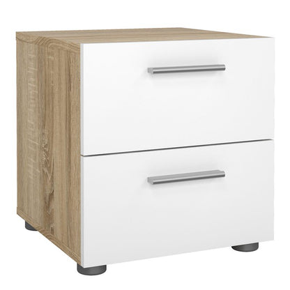 Pepe Package - Bedside 2 Drawers + Chest of 4 Drawers + Wardrobe with 2 Doors