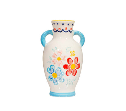 Folk Floral Small Vase