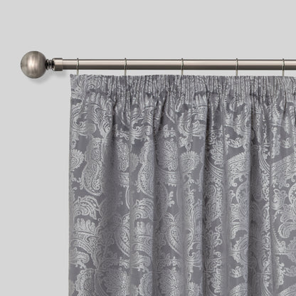 Ball - Extendable Curtain Pole with rings and pair of end finials