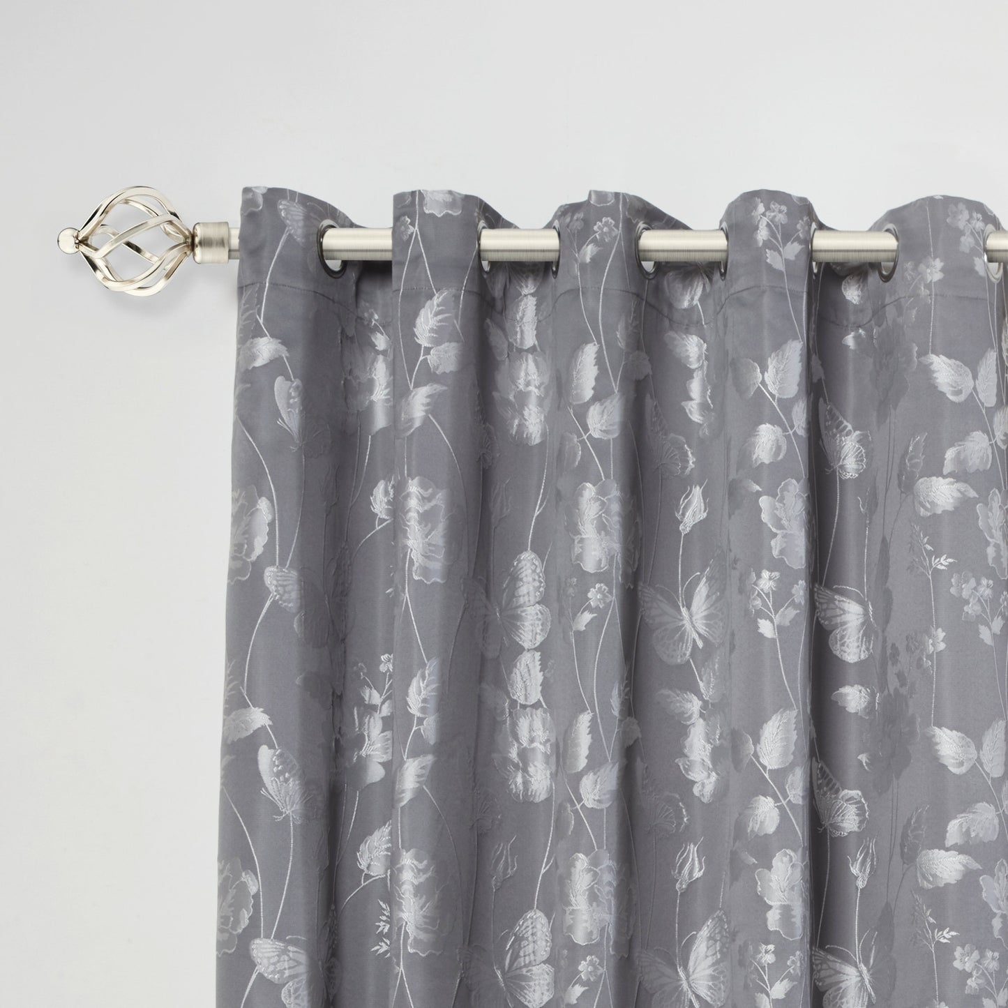 Bird Cage - Extendable Curtain Pole with pair of end finials