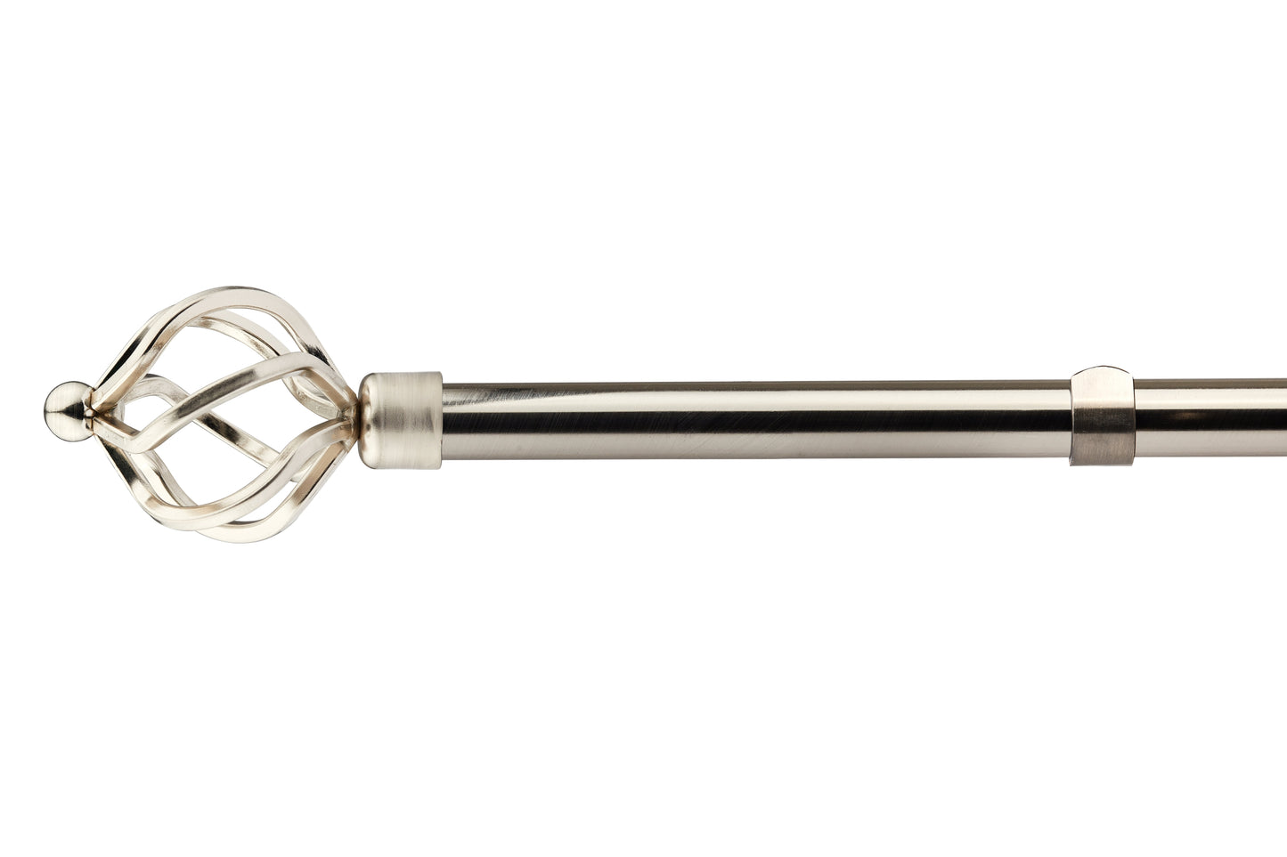 Bird Cage - Extendable Curtain Pole with pair of end finials