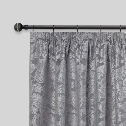 Bling Diamond - Extendable Curtain Pole with rings and pair of end finials