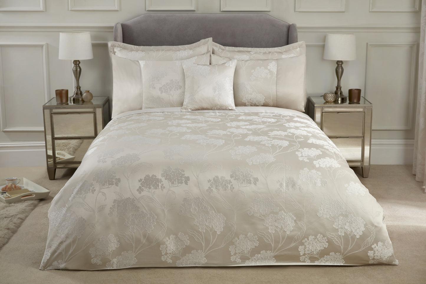 Blossom - Embellished Jacquard Duvet Set