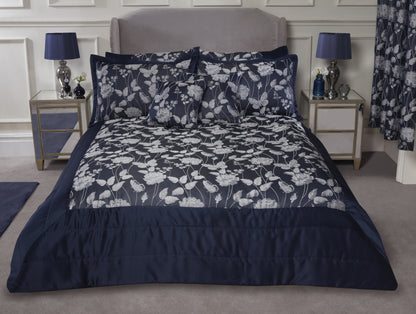 Butterfly Meadow - Embellished Jacquard Quilted Bedspread Set