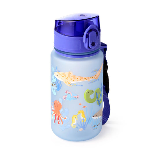 350ml Shatterproof Pop Top Children's Water Bottle - Mariniverse