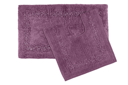 Diamante Sparkle Bath Mat & Pedestal Bathroom Toilet Set