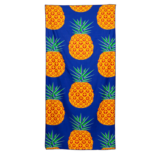 Microfibre Beach Towel - Pineapple Print