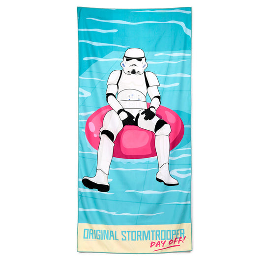 Microfibre Beach Towel - The Original Stormtrooper Pool Day Off