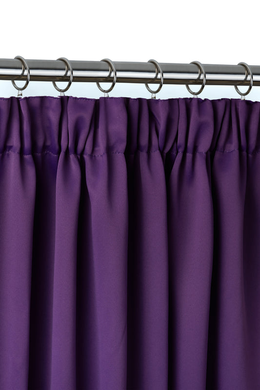 Cali Pencil Pleat - Woven Thermal Blackout Pencil Pleat Curtains