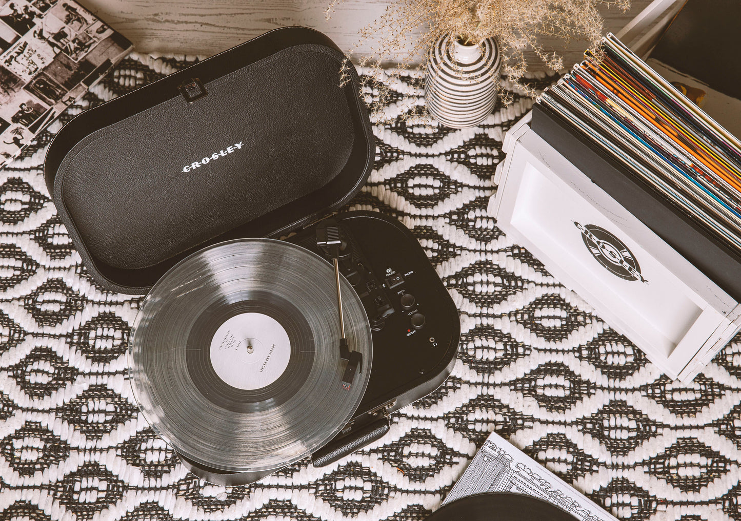 Crosley Discovery Portable Turntable (Black)