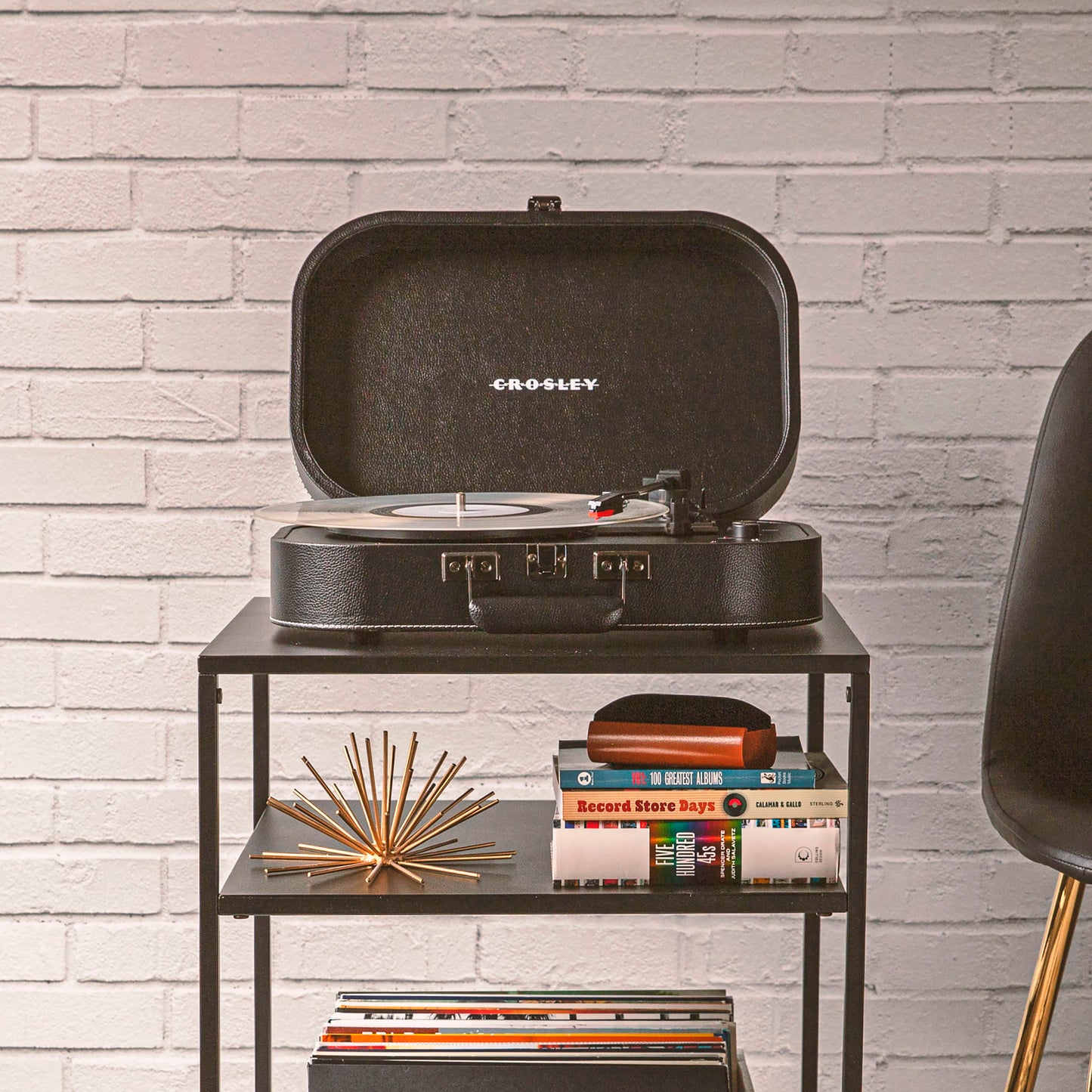 Crosley Discovery Portable Turntable (Black)
