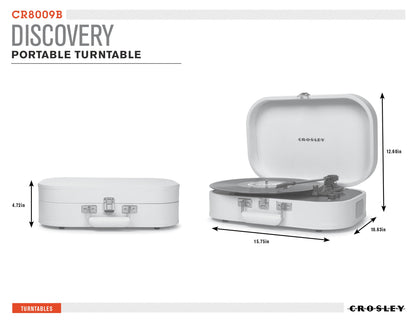 Crosley Discovery Portable Turntable (Black)