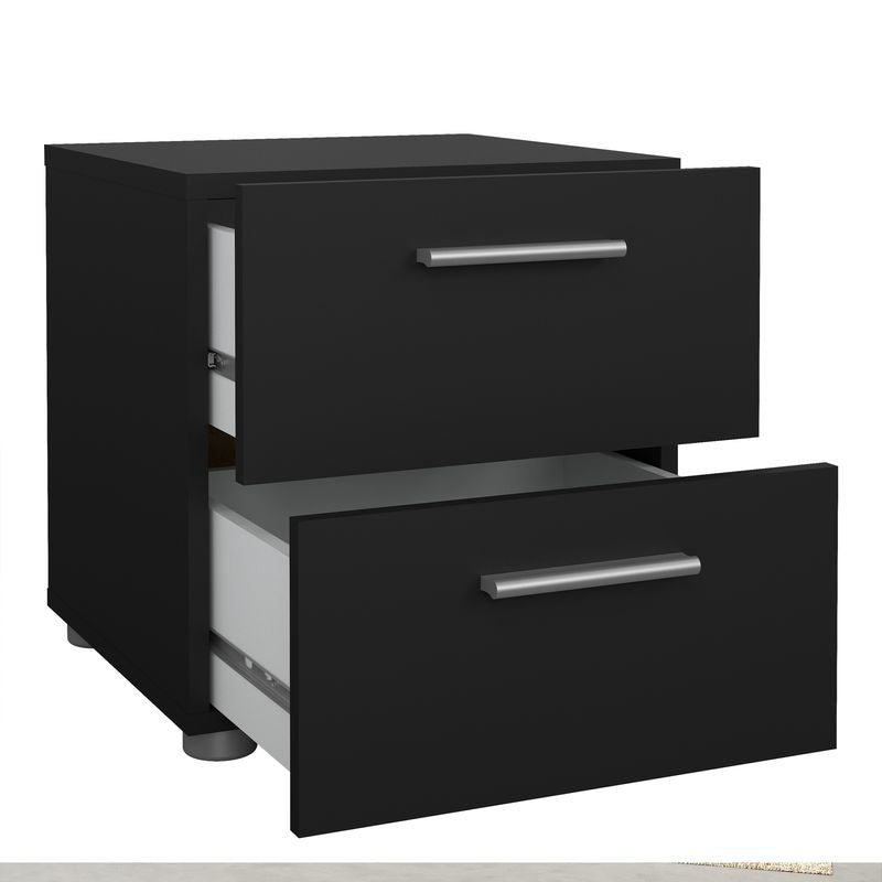 Pepe Package - Bedside 2 Drawers + Chest of 4 Drawers + Wardrobe with 2 Doors