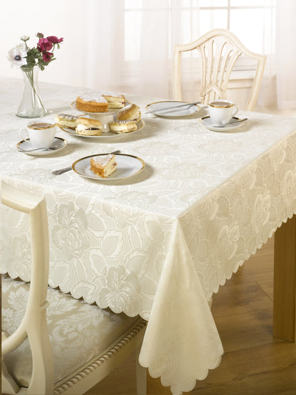 Damask Rose - Jacquard Table Cloth