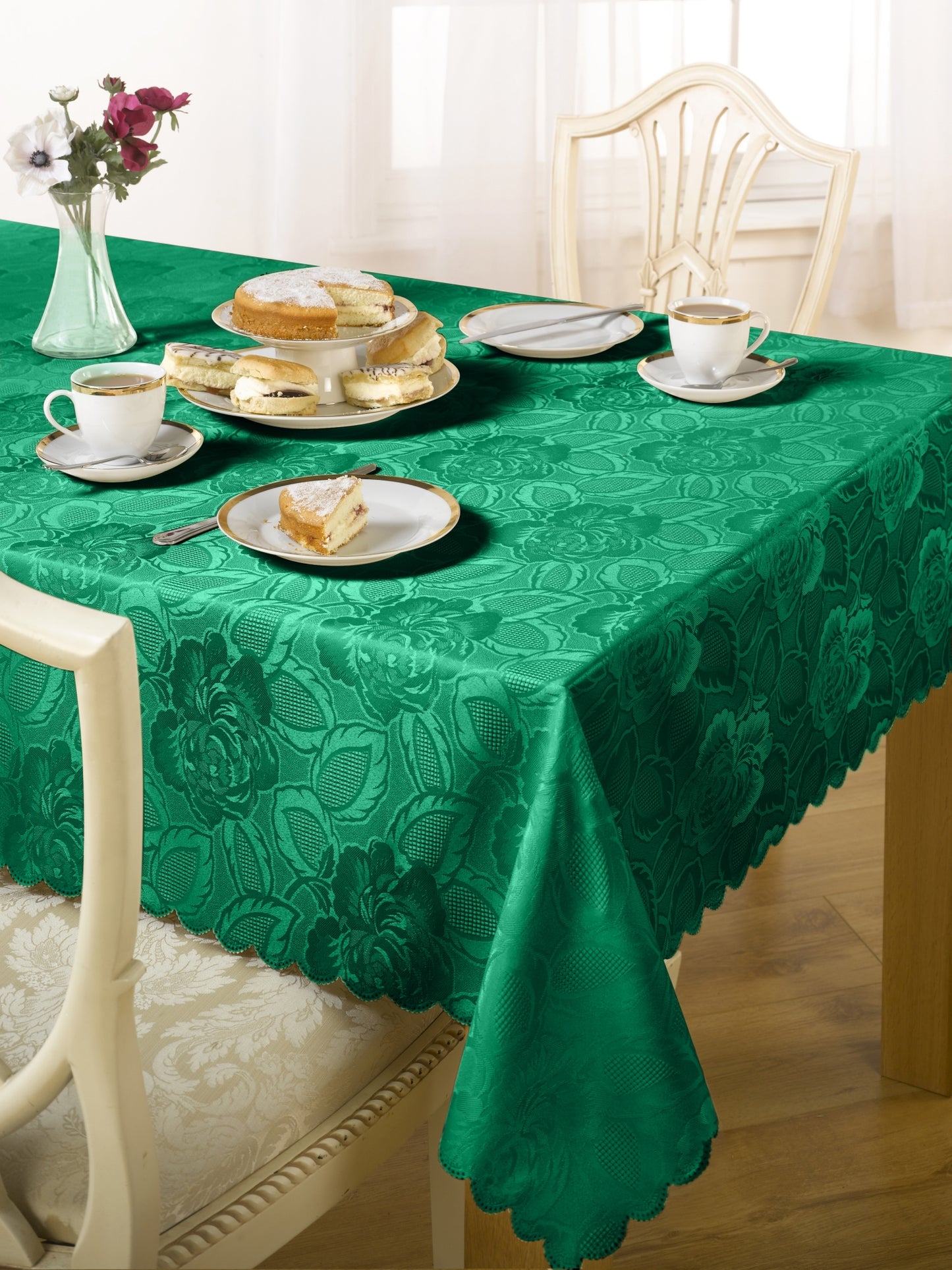 Damask Rose - Jacquard Table Cloth