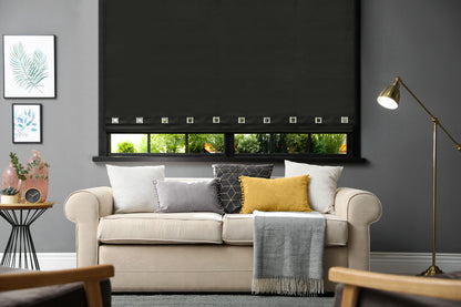 Square Eyelet Roller Blind