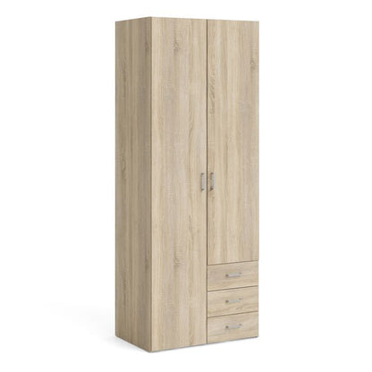 Space Wardrobe 2 Doors 3 Drawers in Oak 2001