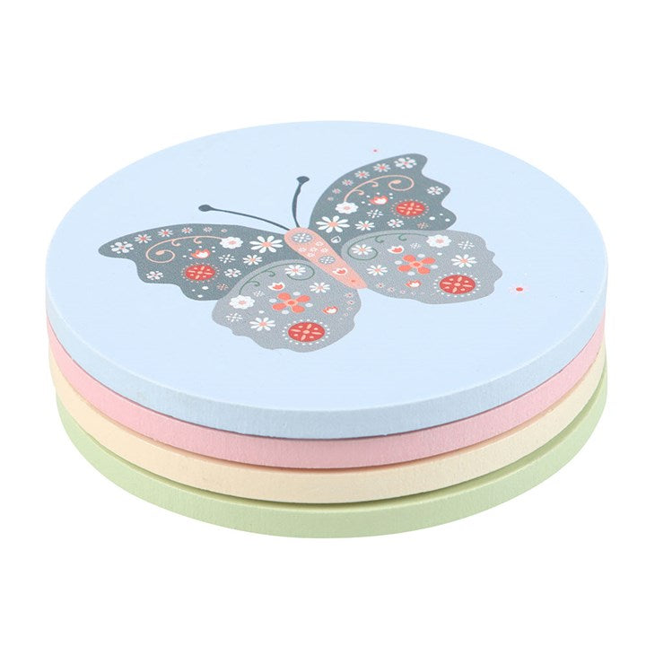 Floral Bug Coaster Set