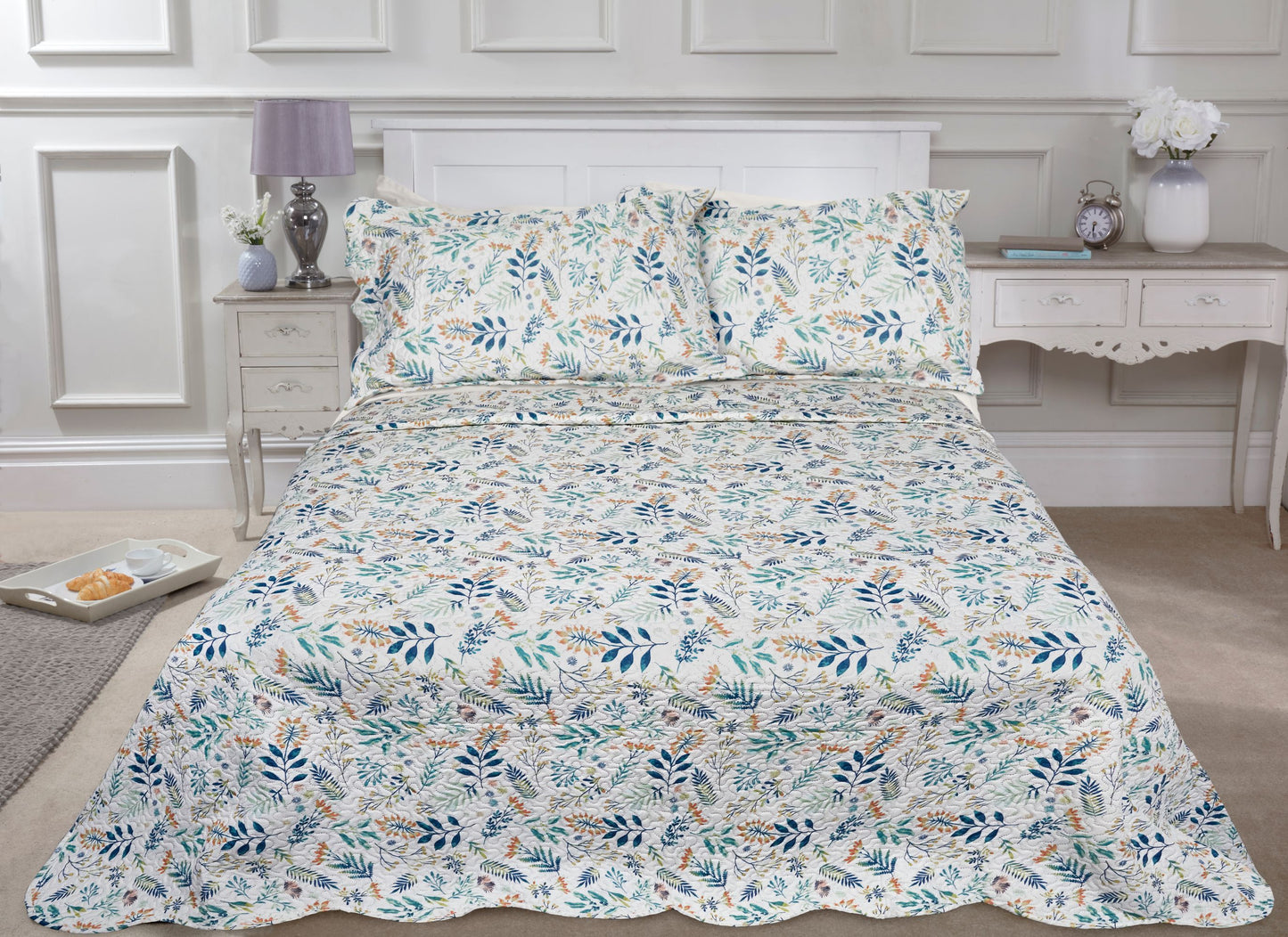 Fernley - Quilted Patchwork Bedspread Set