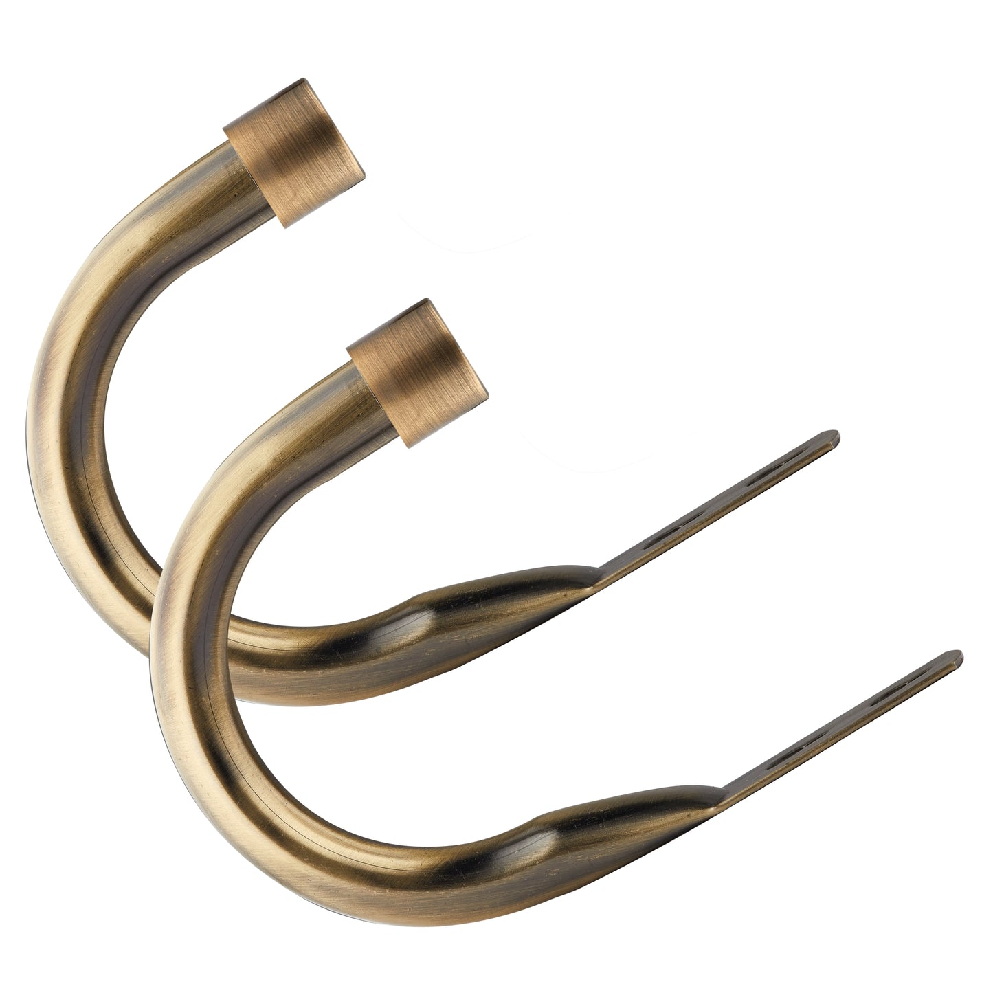 Full Stop - Pair of Holdback Tiebacks with End Finials