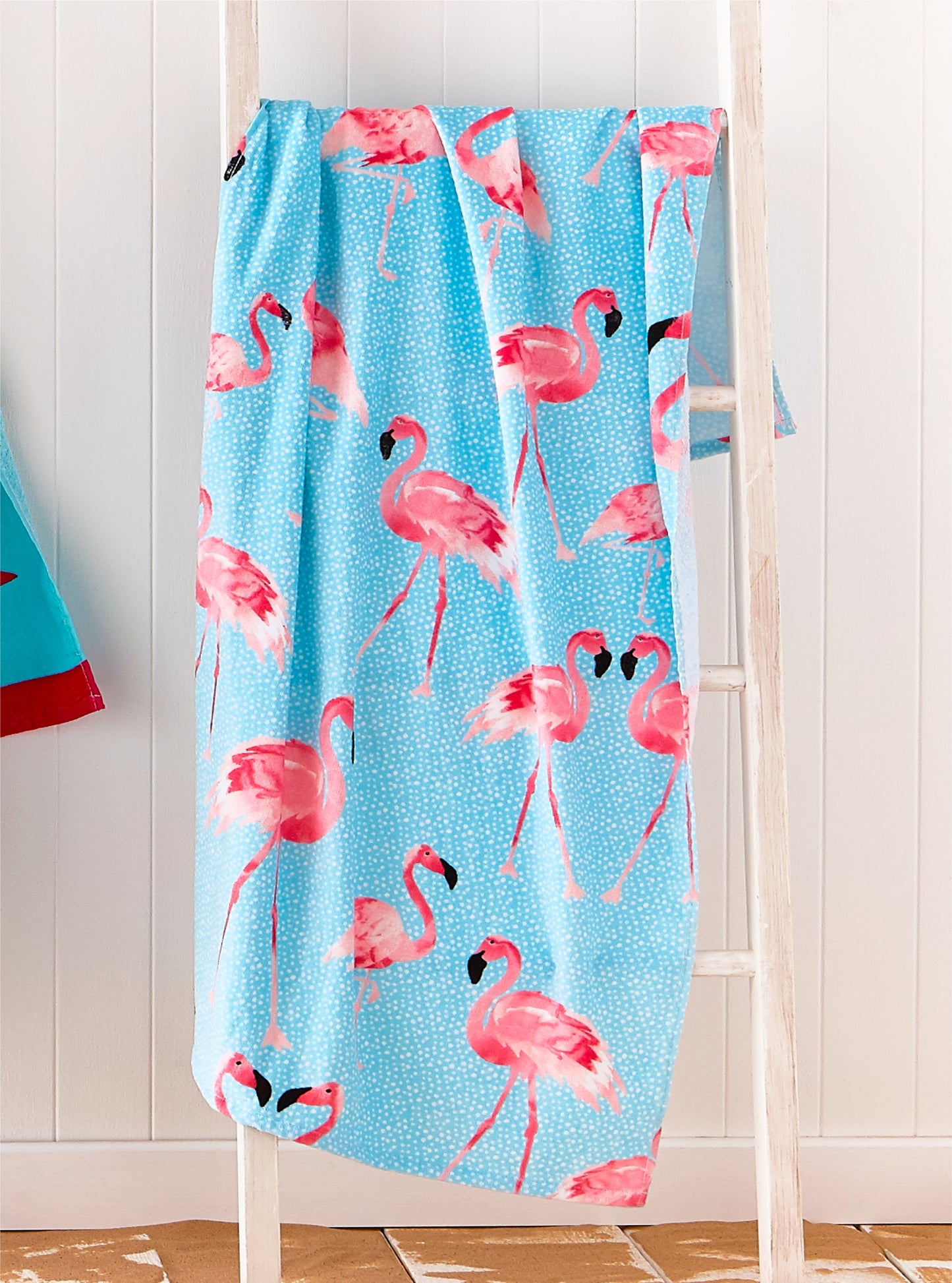 Catherine Lansfield Flamingo Cotton Beach Towel