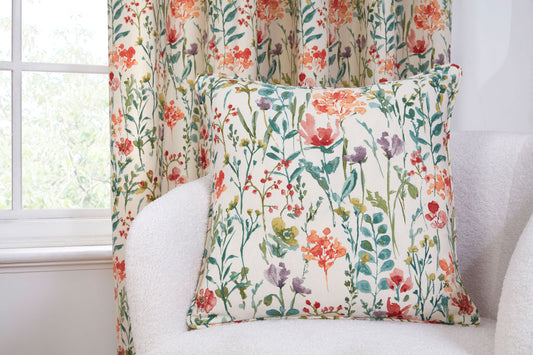 Amaryllis Floral Multi Cushion Poly Filled