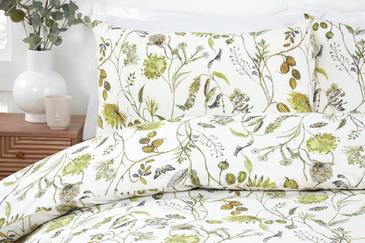 Grove Floral Reversible Duvet Set