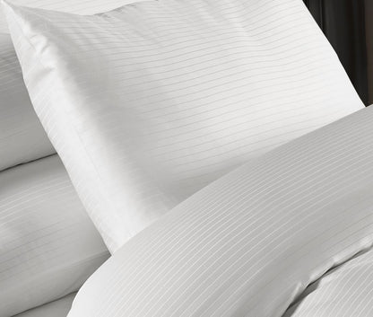 Grosvenor - 1000 Thread Count Pin Stripe Duvet Set