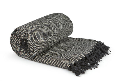 Herringbone - Recycled Cotton Throw