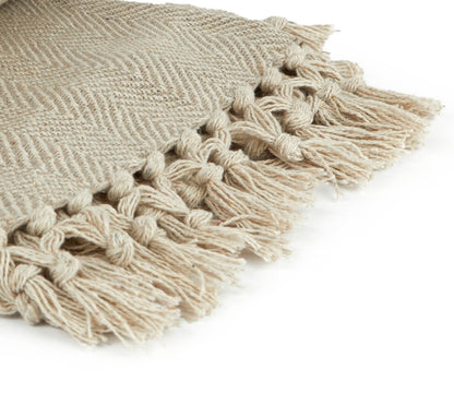 Herringbone - Recycled Cotton Throw