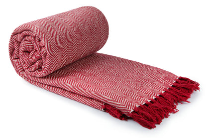 Herringbone - Recycled Cotton Throw