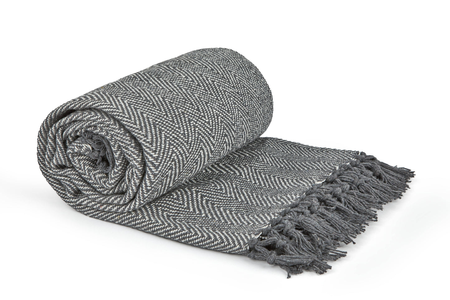 Herringbone - Recycled Cotton Throw