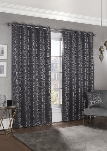 Hartford - Woven Thermal Blackout Eyelet Curtains