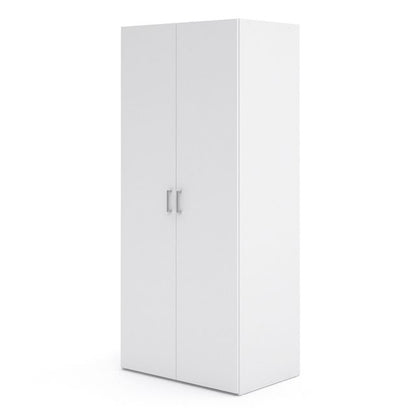 Space Wardrobe 2 Doors White 1751