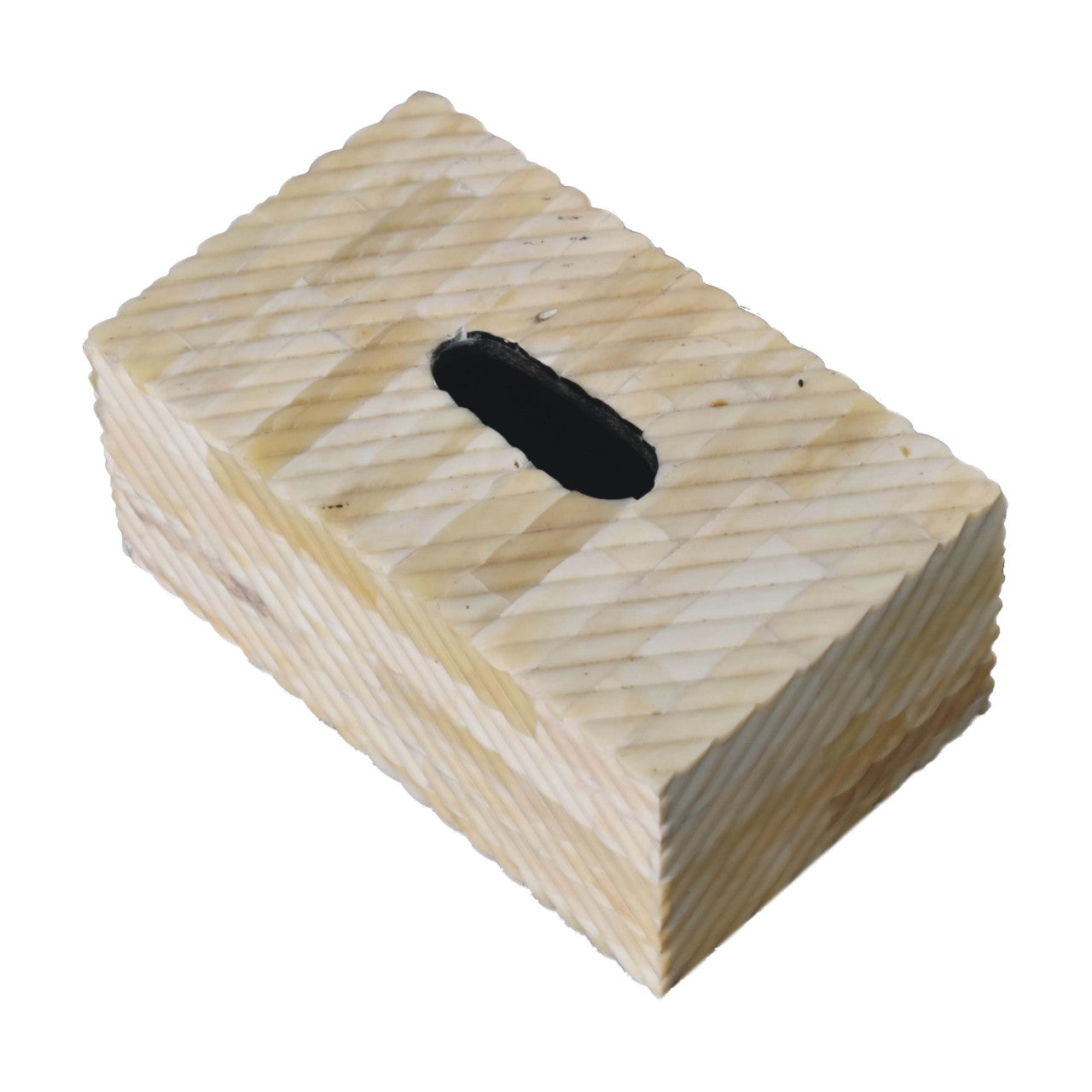 Bone Inlay Tissue Box