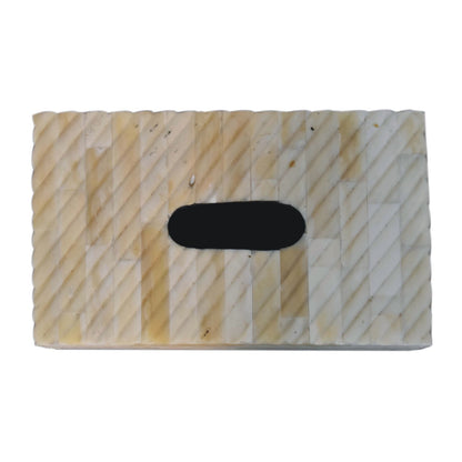 Bone Inlay Tissue Box