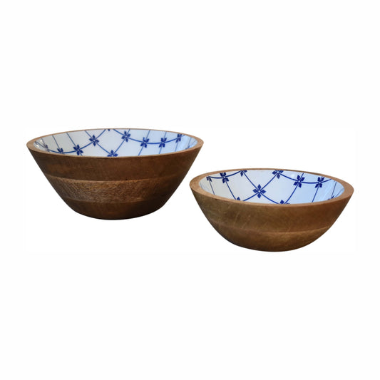 Blue and White Bowl Set of 2