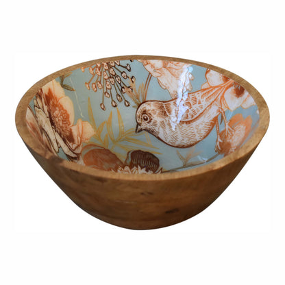 Floral Bird Bowl Set of 2