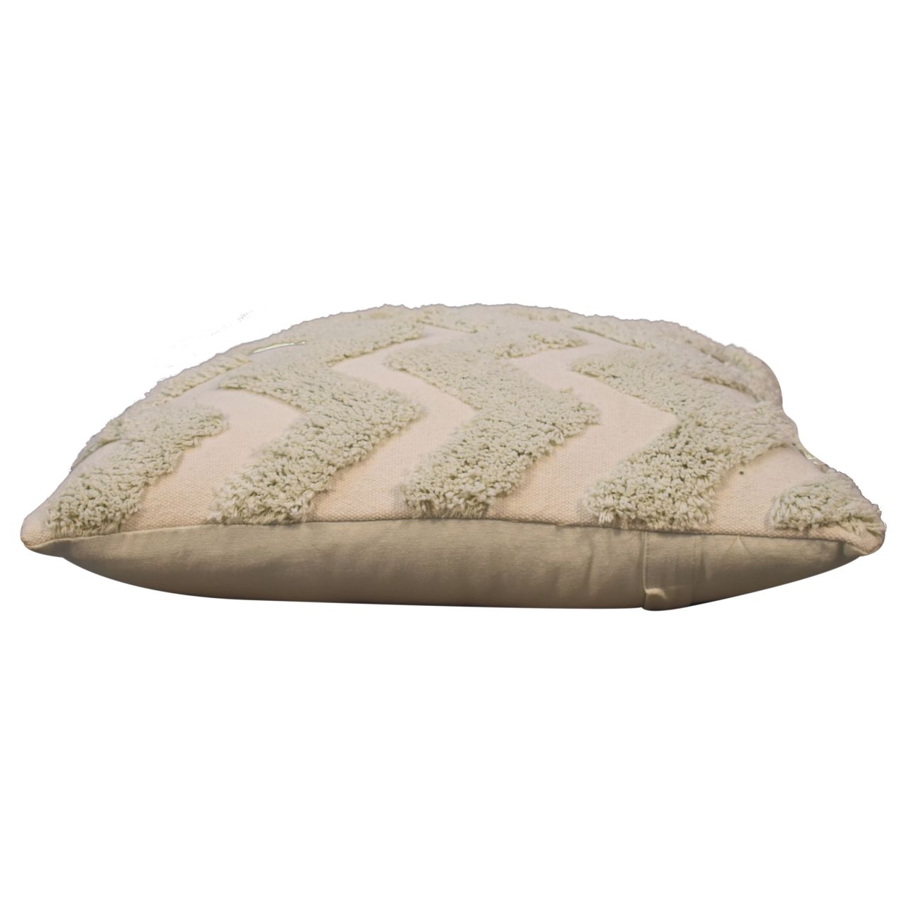 Sage Green Zig-zag Cushion Set of 2