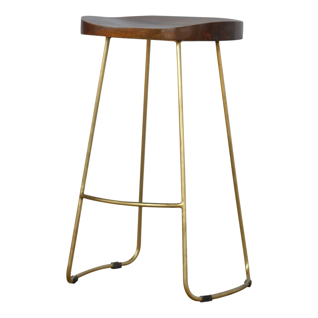 Gold Iron Bar Stool