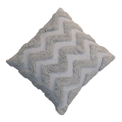 Grey Zig-zag Cushion Set of 2