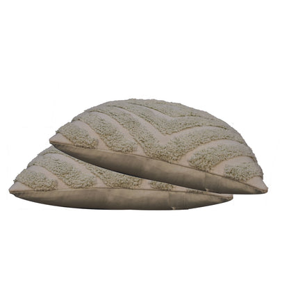 Sage Green Diamond Cushion Set of 2