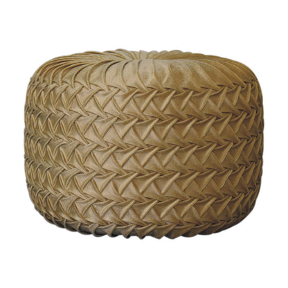 Ochre Hart Pouffe