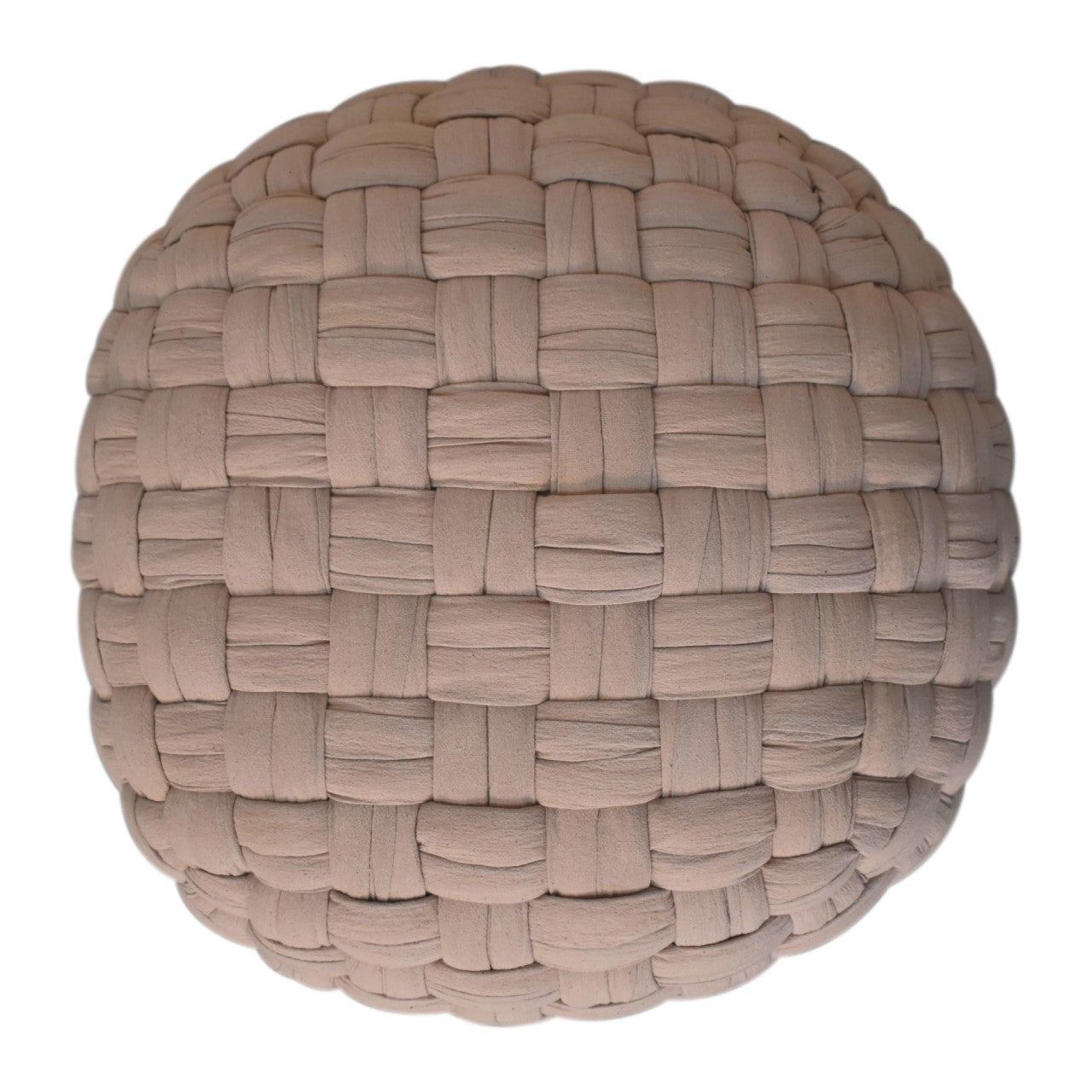 Tube Pouffe Cream