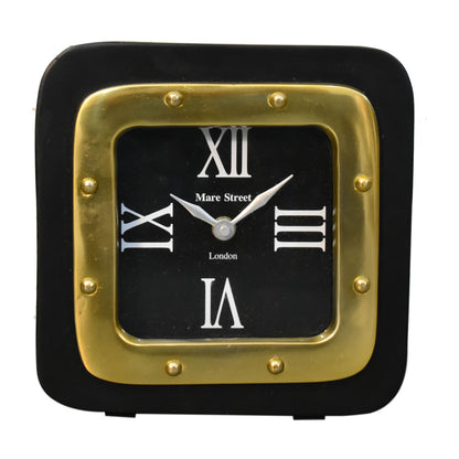 Black and Gold Small Tables Clock