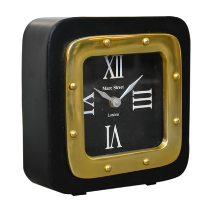 Black and Gold Small Tables Clock